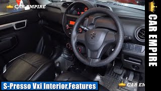 S Presso Vxi Model InteriorFeaturesOn Road Price  S Presso Vxi [upl. by Mcwherter744]