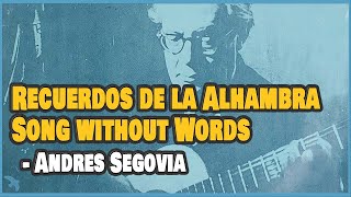 7quot Full Album Andres Segovia  Recuerdos de la Alhambra  Song without Words op19 no 6 [upl. by Duquette]