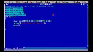 35copy string to another string turbo c [upl. by Margret]