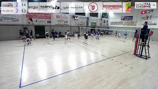 SERIE CF  RMI MOLLIFICIO VAL CHISONE  VILLANOVA VOLLEY BAM [upl. by Tillion]