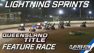 Lightning Sprints  Queensland Title  Maryborough  3rd Feb 2024  ClayPerView [upl. by Armelda131]