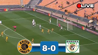 HUGE WINNING  Kaizer Chiefs vs Baroka FC 80 Club Friendly Match  Sirino Hat trick [upl. by Elmer]