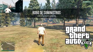 Robando suministros para el búnker en GTA 5 ONLINE [upl. by Lahey]