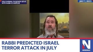 WATCH Rabbi predicted Israel terror attack in July  The Chris Salcedo Show [upl. by Namreg803]