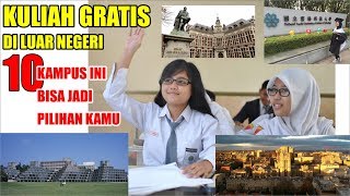 Kuliah Gratis 10 Universitas Luar Negeri Ini Tawarkan Full Beasiswa Lho  KELUARGA PUNYA CERITA [upl. by Walton]