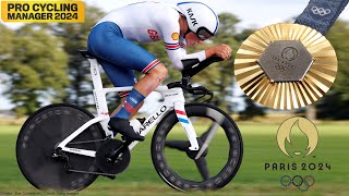 Paris 2024 Olympics Individual Time Trial  Pro Cycling Manager 2024 [upl. by Atekan699]