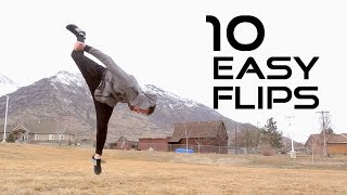 10 Flips Anyone Can Learn  Flip Progressions [upl. by Pacian]