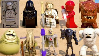 LEGO Star Wars The Skywalker Saga  All Extra Characters Showcase 4K 60FPS [upl. by Dorelia]