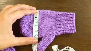 Mitten Measurements For Children Kids Toddlers  Gloves Measurements for Children By Clydknits [upl. by Roberto]