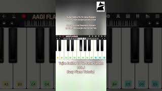 Tujhe Dekha To Ye Jana Sanam  DDLJ  Easy Piano Tutorial with Notes [upl. by Janeva]