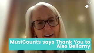 MusiCounts says Thank You to Alex Bellamy [upl. by Leanahtan272]