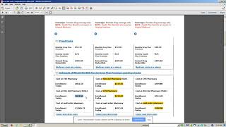 How to Read your Medicare Drug Plan comparison PDP comparison [upl. by Darcy889]