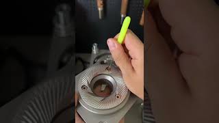 Quick look Dissembling 98mm ultra Titanium alloy flat coffee grinder [upl. by Tnomed506]