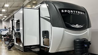 AWESOME COUPLES COACH CAMPER 2024 Venture RV Sporttrek Touring 272VRK Floorplan Walkthrough [upl. by Zil]