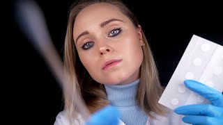 ASMR  Testing you for ALLERGIES with some PATCH TESTS face and back with RAIN [upl. by Aerdno]