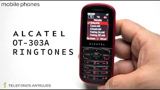 Todos los Ringtones del Alcatel OT  303A del año 2009 [upl. by Nanis]