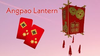 Cara Membuat Lampion Imblek  Angpao Lantern  Lampion dari Angpao  red Envelope Lantern DIY [upl. by Frida]