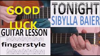 TONIGHT  SIBYLLE BAIER fingerstyle GUITAR LESSON [upl. by Mal30]