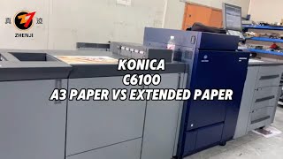 konica Konica Minolta C6100 The Most Popular Copier For China Copy Center [upl. by Nhguav]