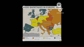 Food shortage in Europe 1918 [upl. by Ennaitsirhc]