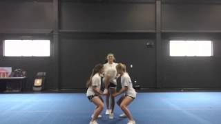 Advanced Cheerleading Stunt Progression Elevator Prep [upl. by Aborn424]