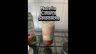 Como hacer nutella casera saludable entretenimiento comidasaludable recetas nocilla [upl. by Buttaro]