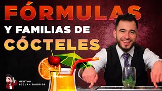 FORMULAS Y FAMILIAS DE COCTELES 🍹 Curso de Coctelería Gratuito ✅ 03 Como ser bartender [upl. by Brannon]