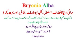 Bryonia Alba Homeopathic Medicine in Hindi Lecture 22 37acutemedicine [upl. by Lesoj]