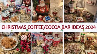 CHRISTMAS COFFEE  COCOA BAR IDEAS 2024 [upl. by Leslee703]