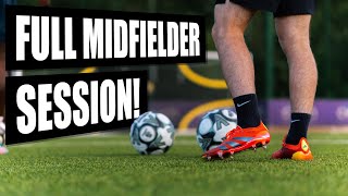 Complete Midfielder Training Session Essential Drills Any For Any Player [upl. by Purington177]