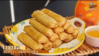 POPIA CARBONARA RANGUP DI LUAR CREAMY DI DALAM  WAJIB CUBA [upl. by Virgie]