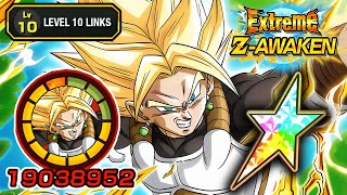 100 EZA SUPER SAIYAN XENO VEGEKS LEVEL 10 LINKS  STICKER EFFECT Dragon Ball Z Dokkan Battle [upl. by Sert204]