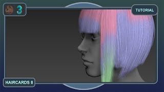 Realtime Hair for Games haircards  P8  Ornatrix 3ds Max  Fibershop [upl. by Anerom]