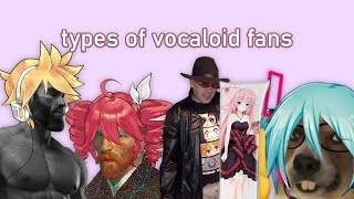 types of vocaloid fans [upl. by Nidroj278]