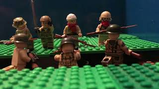 Lego banzai charge stop motion [upl. by Fabrianne]