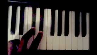 How to play G sharp major scale on piano [upl. by Ansev]