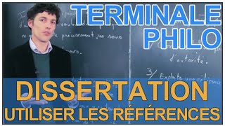 Dissertation  utiliser les références  Philosophie  Terminale  Les Bons Profs [upl. by Bibby]