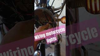 How to Wiring motorcycle lights bikewiringmotorcycllighting automobile quetta [upl. by Jae]