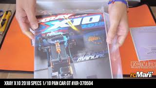 Xray X10 2018 110 RC Pan Car Unbox [upl. by Nosila62]