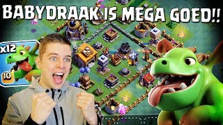 BABYDRAKEN ZIJN MEGA GOED IN CLASH OF CLANS [upl. by Ennaillek]