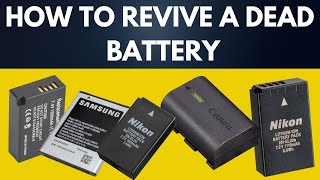 How to jump start fully dead Lithium phone or camera battery [upl. by Llenwad]