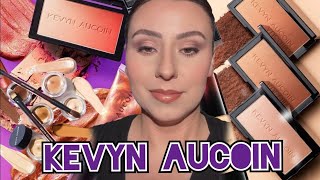 NEW KEVYN AUCOIN MAKEUP UNBOXING  FIRST IMPRESSIONS [upl. by Micki]