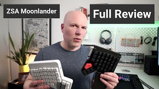 Review ZSA Moonlander Mechanical Split Hotswap keyboard Full Review amp comparison to ErgoDox EZ [upl. by Luigi]