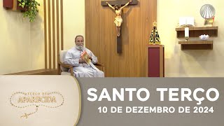 Terço de Aparecida com Pe Antonio Maria  10 de dezembro de 2024 Mistérios Dolorosos [upl. by Sokem]