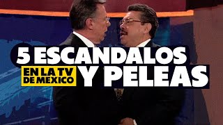 5 ESCÁNDALOS Y PELEAS EN PROGRAMAS TV EN MÉXICO ¡EN VIVO [upl. by Nilam288]