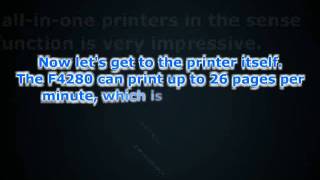 HP DeskJet F4280  Printing Scanning and Copying in One [upl. by Atiuqan]