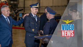 Consegna delle aquile da pilota di aeroplano a Latina  Video News Aeronautica Militare [upl. by Aisatsan]