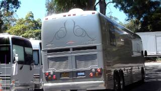 Adele tour bus arriving at UC Berkeley California Greek Theater 81411 in HD [upl. by Nived]