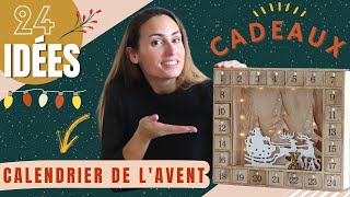 24 IDÉES CADEAUX À METTRE DANS UN CALENDRIER DE LAVENT I DIY Miss Suzette [upl. by Eicyaj]