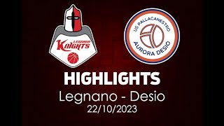 Highlights Legnano  Desio del 22102023 [upl. by Leverick562]